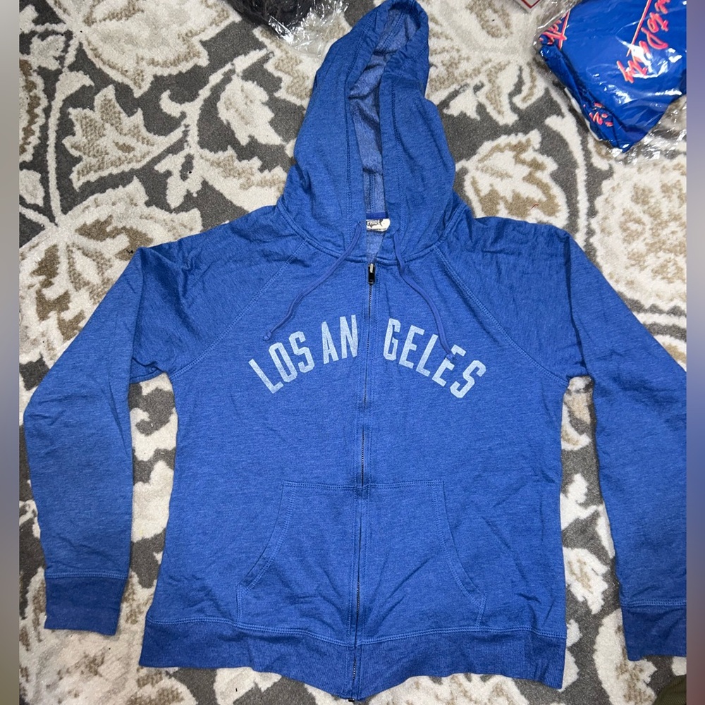 Women’s size large Los Angeles zippered hoodie